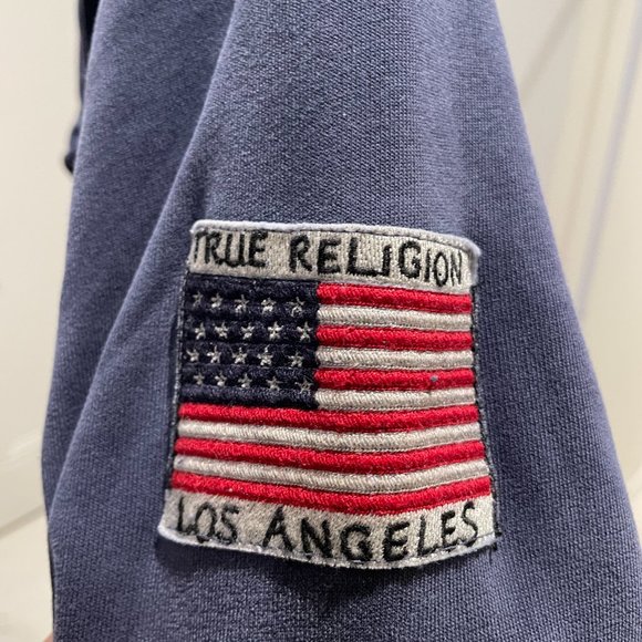 TRUE RELIGION MALE ZIP UP HOODED SWEATSHIRT - Picture 4 of 6